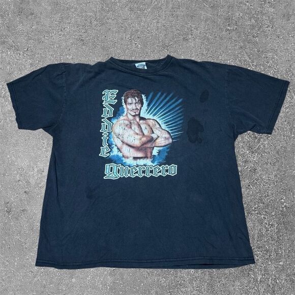 Vintage Eddie Guerrero WWE WWF Tribute Shirt L - Picture 1 of 7